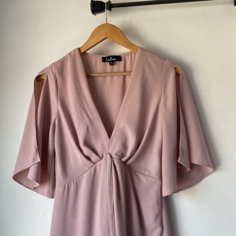 Lulu’s S My Type Blush Pink Midi Dress - Picture 6 of 15